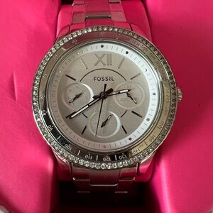 Fossil Chronograph Silver Watch